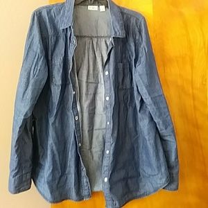 Blie jean shirt